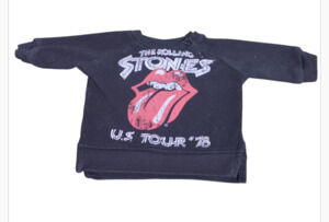 The Rolling Stones US Tour '78 Baby Black Sweatshirt